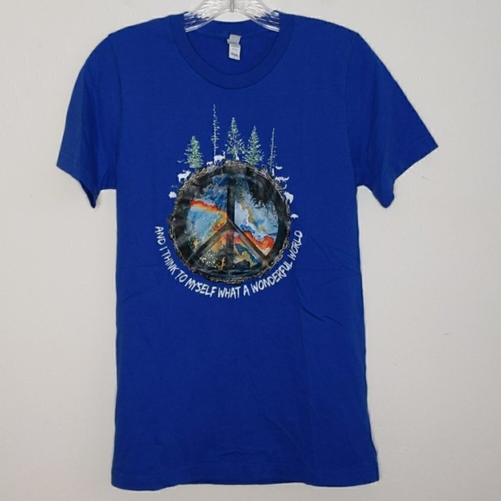 Wonderful World Peace Graphic T Shirt